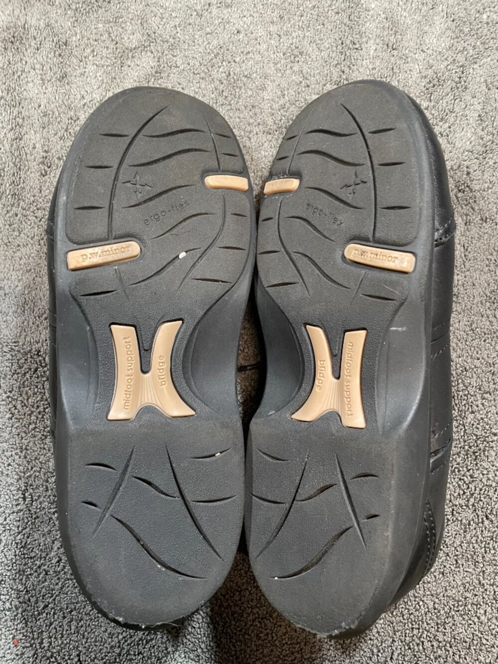 P. W. Minor Maddie Oxford Shoes Womens Size 6.5 3W Black Leather Comfort 11732 - Picture 10 of 12